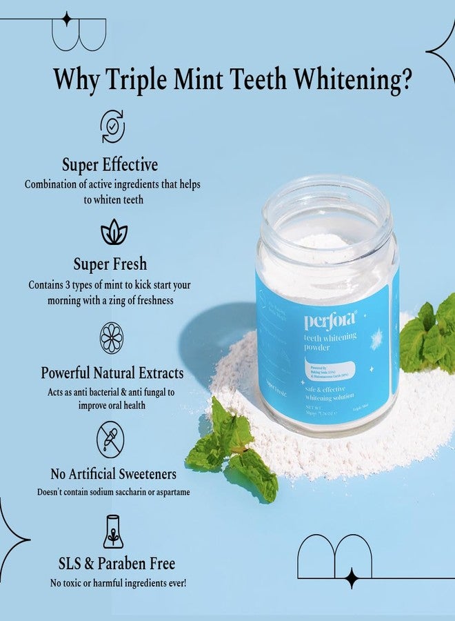 بيرفورا مجموعة بيرفورا للعناية الكاملة بتبييض الأسنان | لتبييض فوري للأسنان | معجون أسنان خالٍ من كبريتات لوريل الصوديوم للبالغين | خالٍ من المحليات الصناعية | منتجات تبييض أسنان آمنة وفعالة للمينا | عبوة من 4 قطع - Image 4